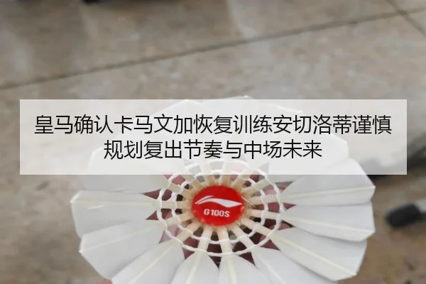 皇马确认卡马文加恢复训练安切洛蒂谨慎规划复出节奏与中场未来